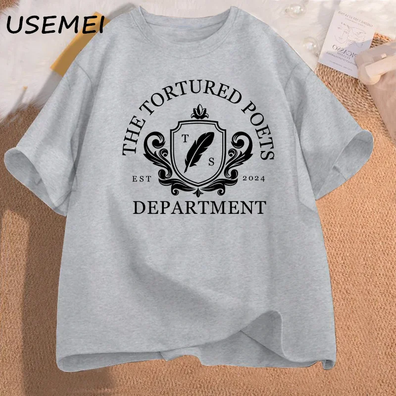 The Tortured Poets Department Est 2024 T Shirt for Women Men Causal Concert TTDP Chairman Tshirt Women\'s Clothes Streetwear Top