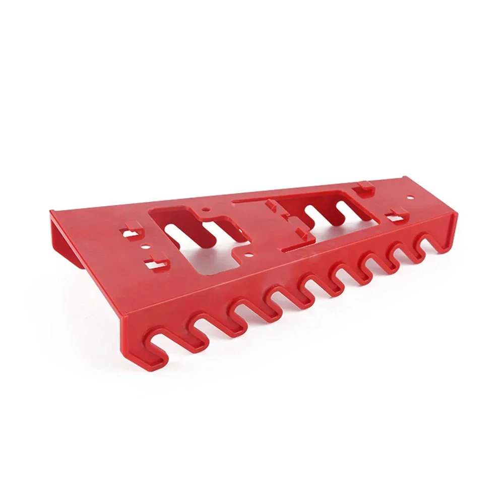 Soporte de llave de gancho de herramientas de plástico de múltiples ranuras, organizador de herramientas de almacenamiento de estante de paleta multifuncional