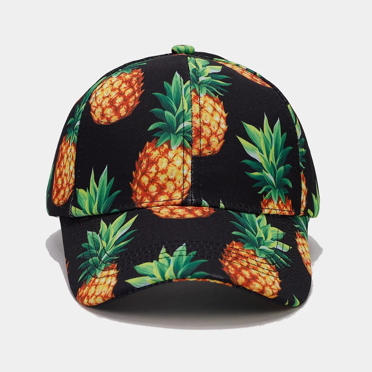 Baseball Cap Women Men Fruit Curved Bill Fitted Hat Summer Sun Protection Accessory For Beach Golf Swimming  Hiking Climbing