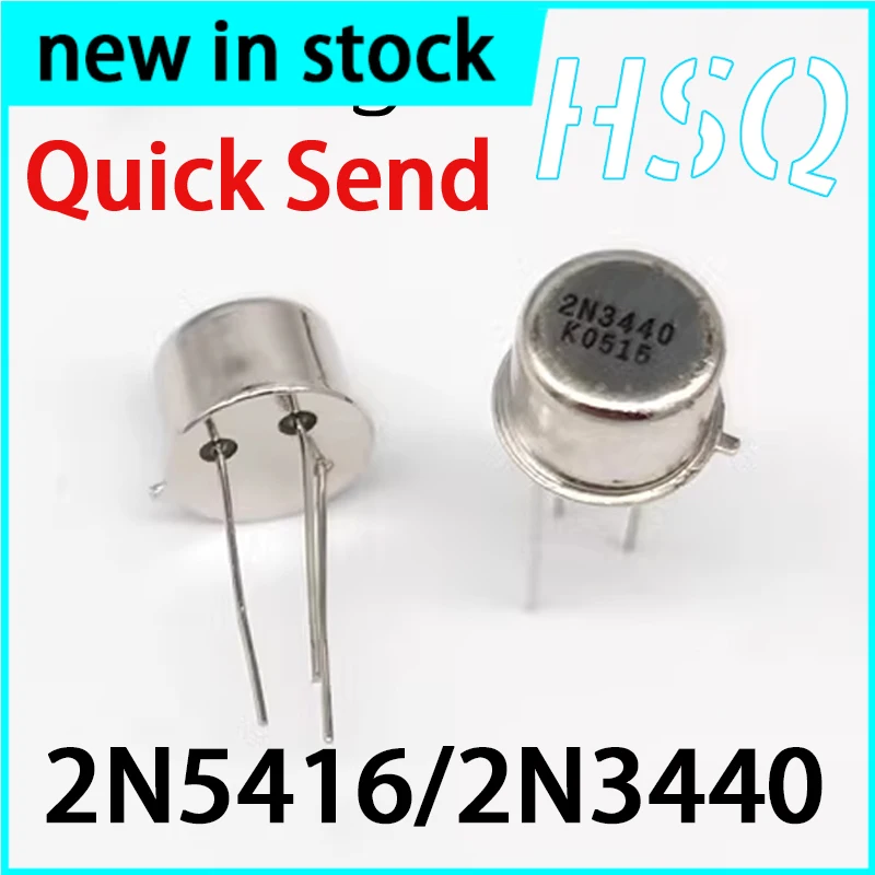 1PAIR/2PCS New 2N5416 2N3440 Gold Sealed Transistor Pair