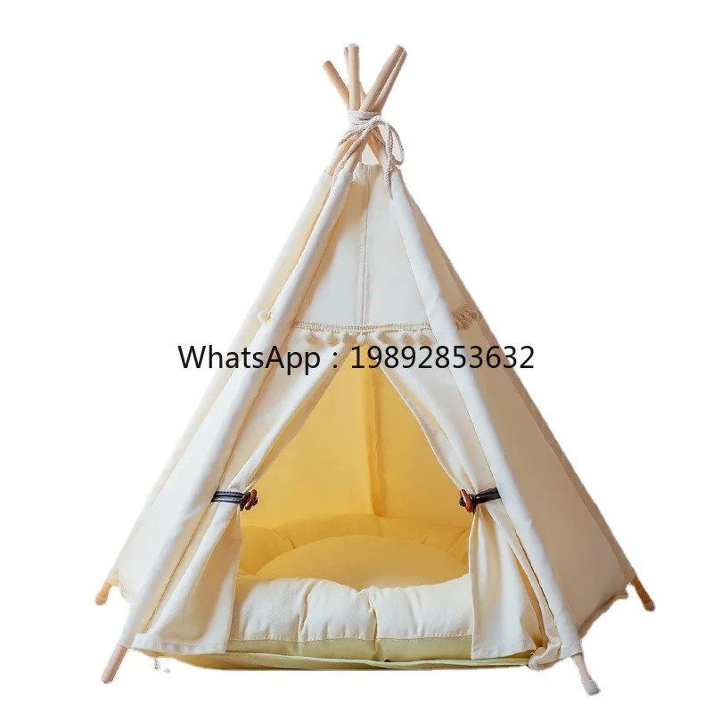 ZZ Wyj Pet Tent Four Seasons Universal Cathouse Doghouse Winter Warm Removable Washable Closed
