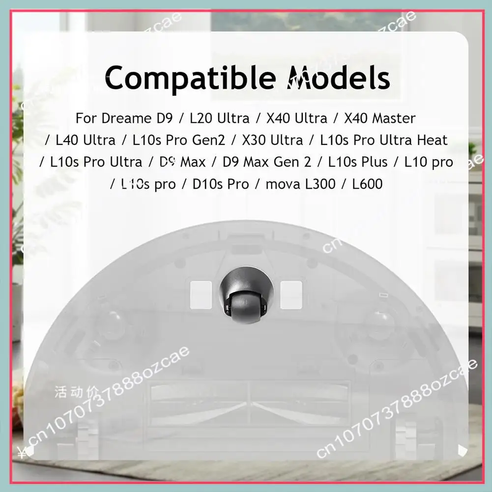 A26P Vakuumrad für Dreame D9/L20 Ultra/X40 Ultra/X40 Master/L40 Ultra L10s Pro Gen2/X30 Ultra/L10s Pro Ultra (Wärme)