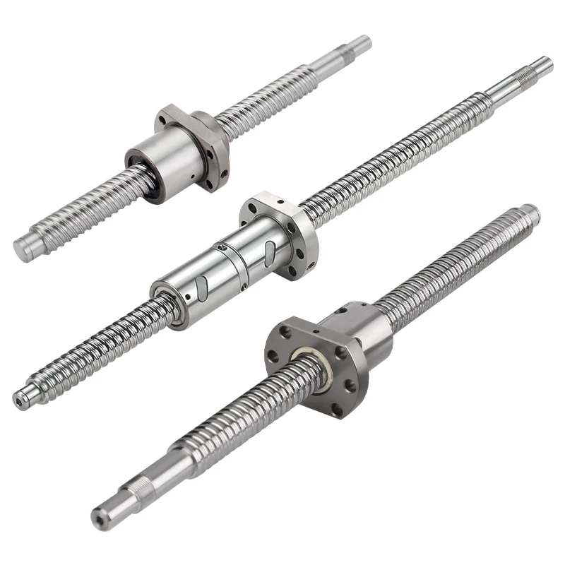 BallScrew SFU1604/1605/RM1605 صامولة معدنية/1605 اليد اليسرى/1610/SFE1616/DFU1605 Lead4/5/10/16 مللي متر 1200-1500 مللي متر C7 نهاية تشكيله باستخدام الحاسب الآلي جزء