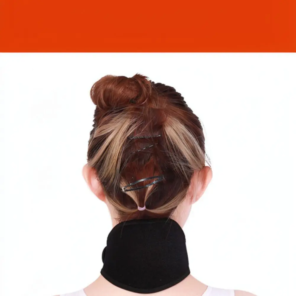 Self Heating Magnetic Neck Protector Thermal Therapy Brace Adjustable Cervical Support Wrap Breathable Daily Relief Comfort
