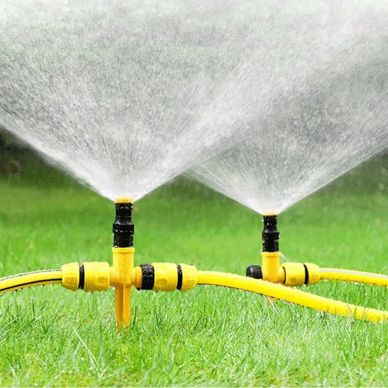 360° Rotation Auto Irrigation System Garden Lawn Sprinkler Patio Coverage Diameter 65ft Sprayers Gardening Garden Lawn Tools