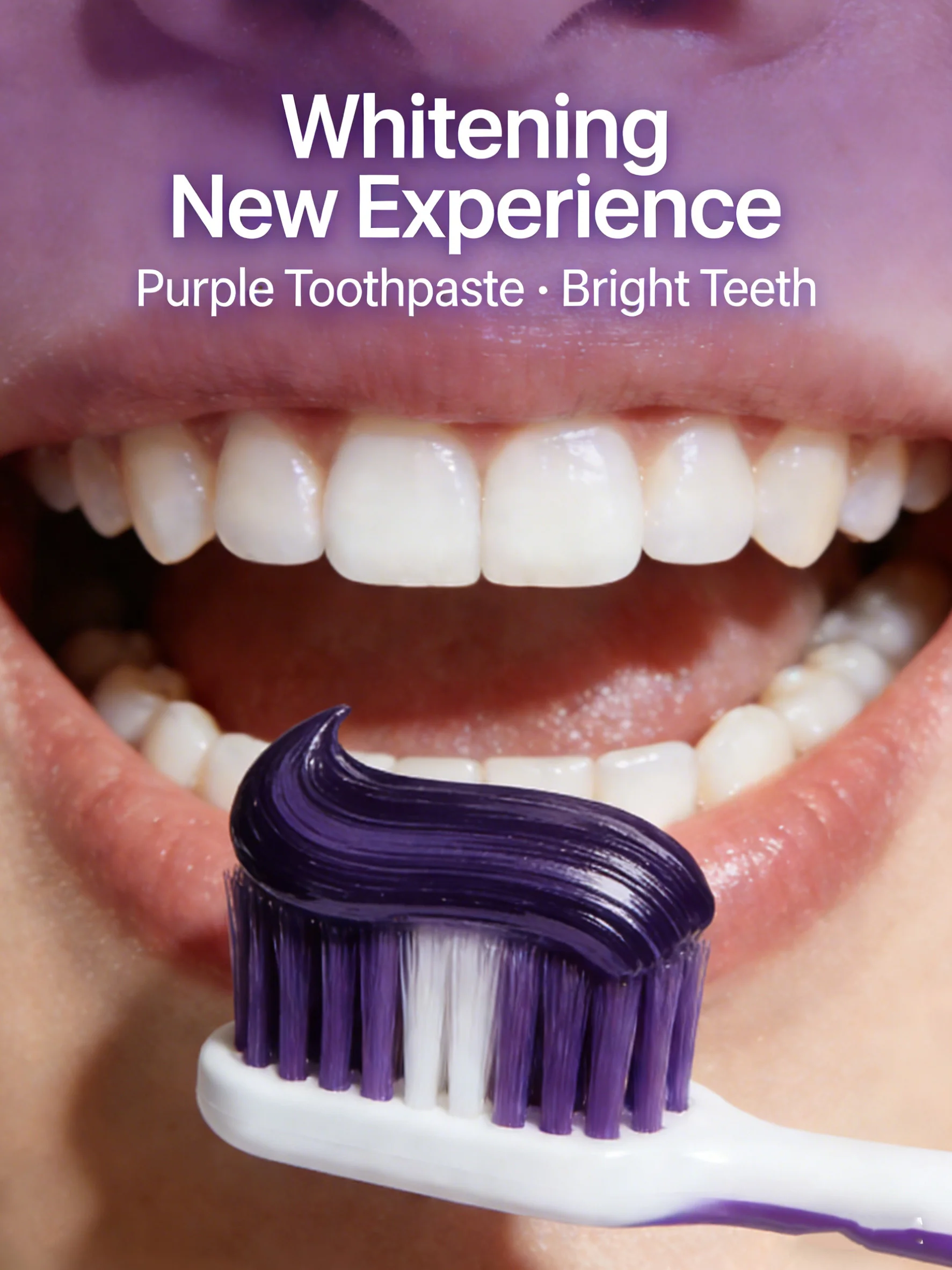 

Зубная паста V34 Purple Teeth Whitening для отбеливания зубов, удаления налета и пятен, очищения полости рта, гигиены, отбеливания зубов, инструменты для ухода за зубами, свежее дыхание.