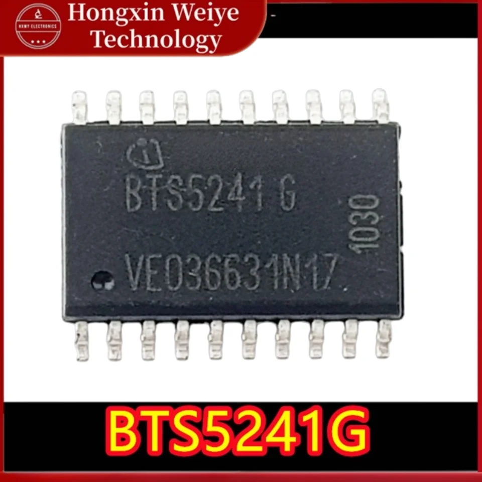 (5/10Pieces) BTS5241G SOP-20 Automotive Power Switch IC Smart Load Switch Control Chip ECU Power Management Original New Fast Sh