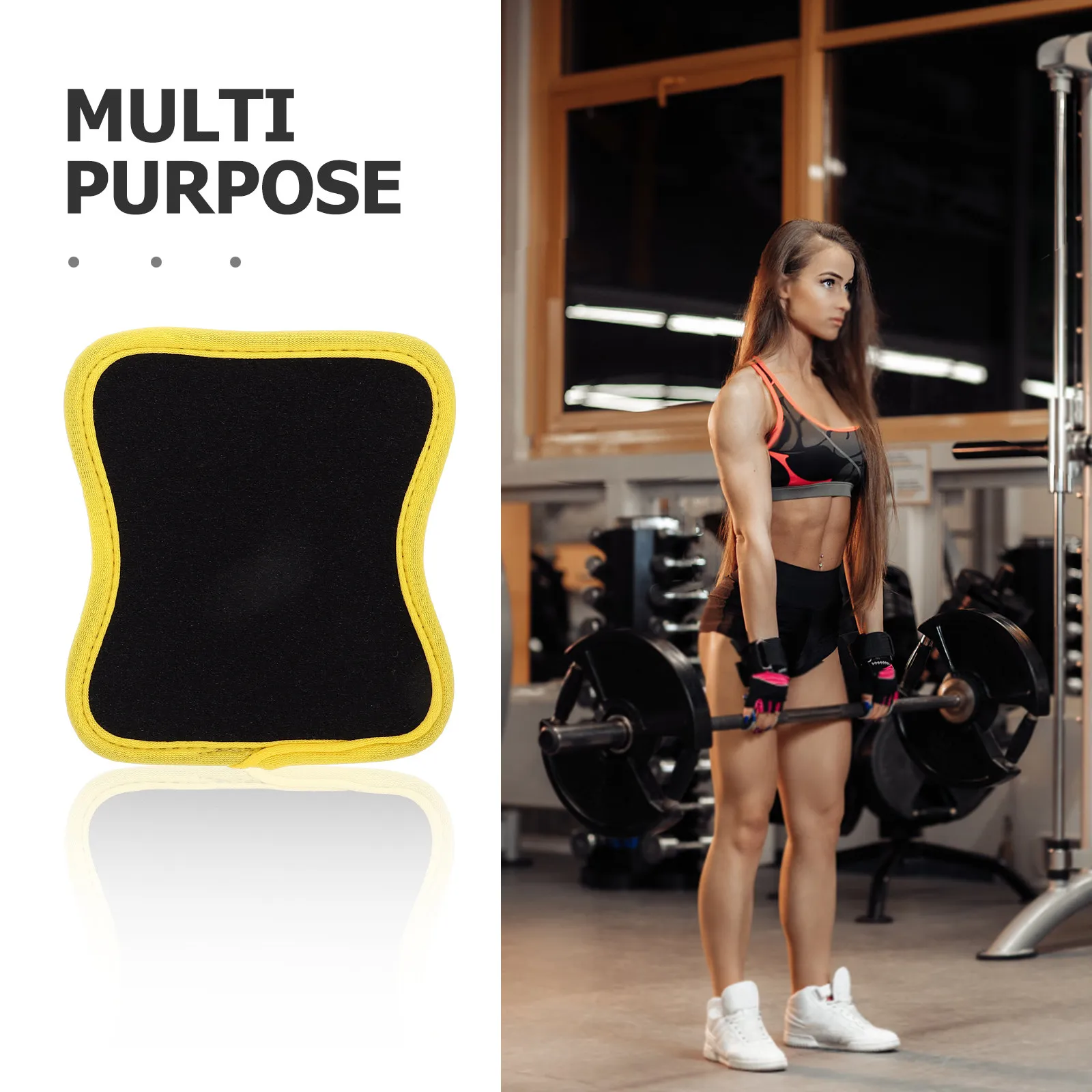 2Pcs Gym Grip Pads for Pull-Up Bars Dumbbell Handles Horizontal Bars Anti-Slip Comfort Palm Protectors Workout Accessories - view 4