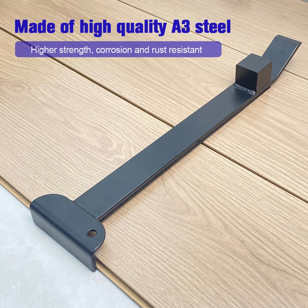 Professional Pull Back Hook Rust Proof Floating Floor Installation Tool Wood Board Pry Bar for Laminate Flooring Installation