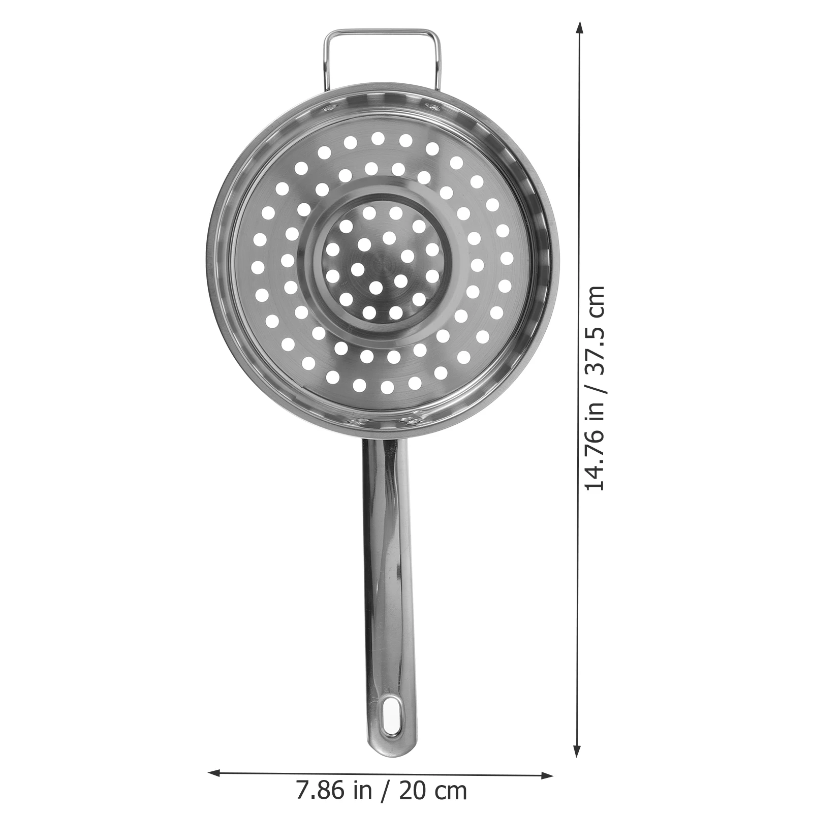 

1 set Stainless Steel Strainer Spoon Household Large Colander Noodle Colander Filtering Residues Kitchen Accessory