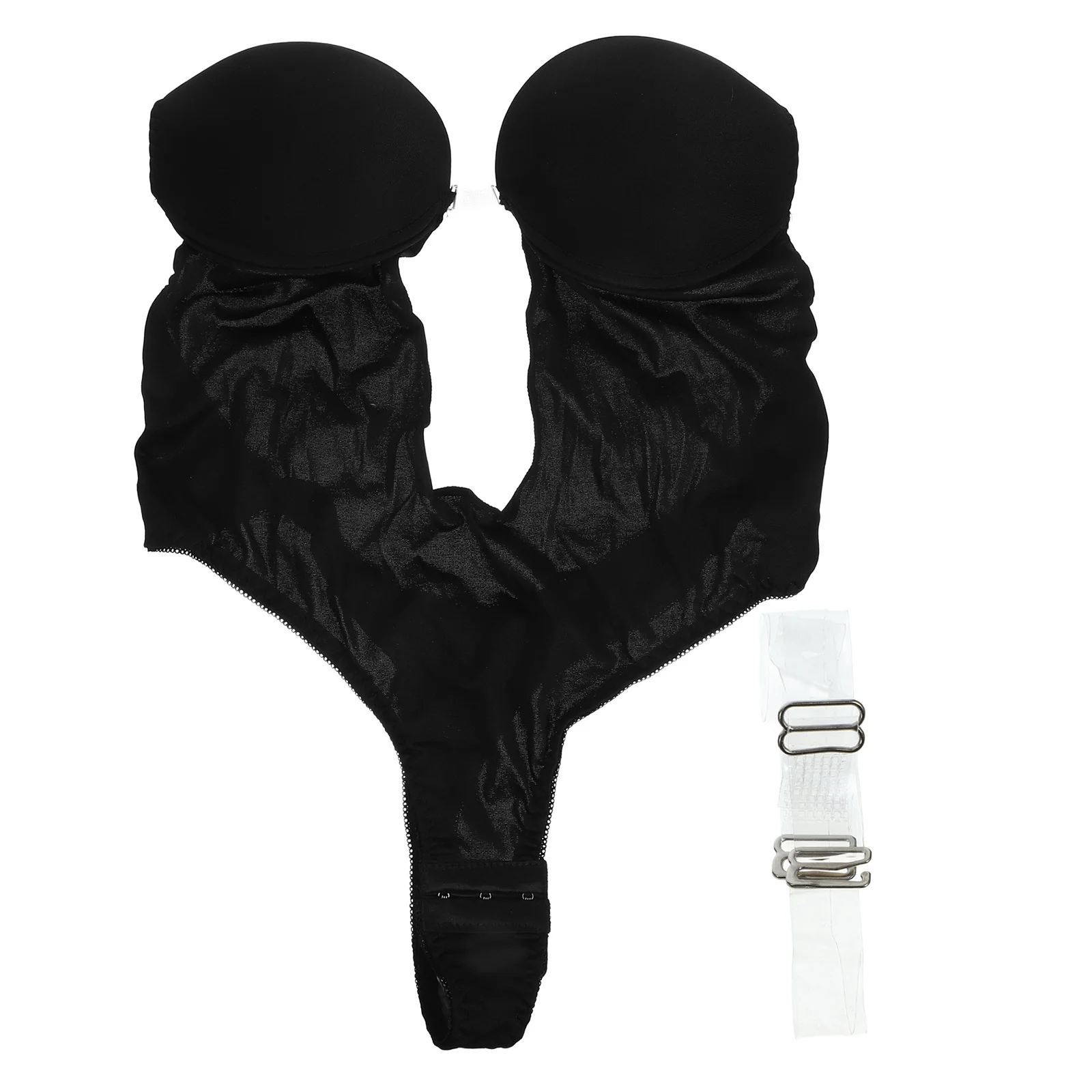 

Slimming Shaper Backless Corset Invisible Shapewear Premium Material Durable Long Term Use Black Size Xl Backless Corset