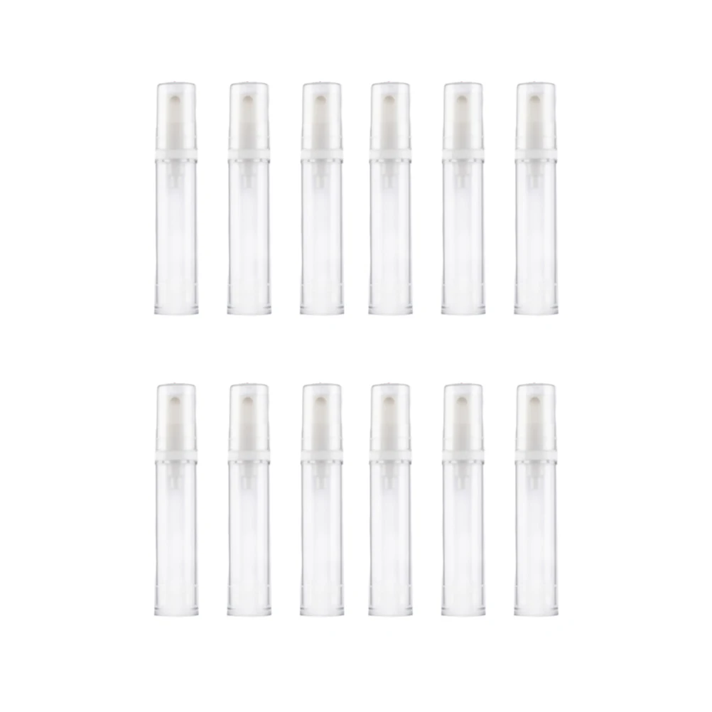 

12Pcs Travel Bottles Premium Durable Shampoo BodyWash Cream HandWashing PressCap LeakProof SpillProof ProperSize ConvenientCarry