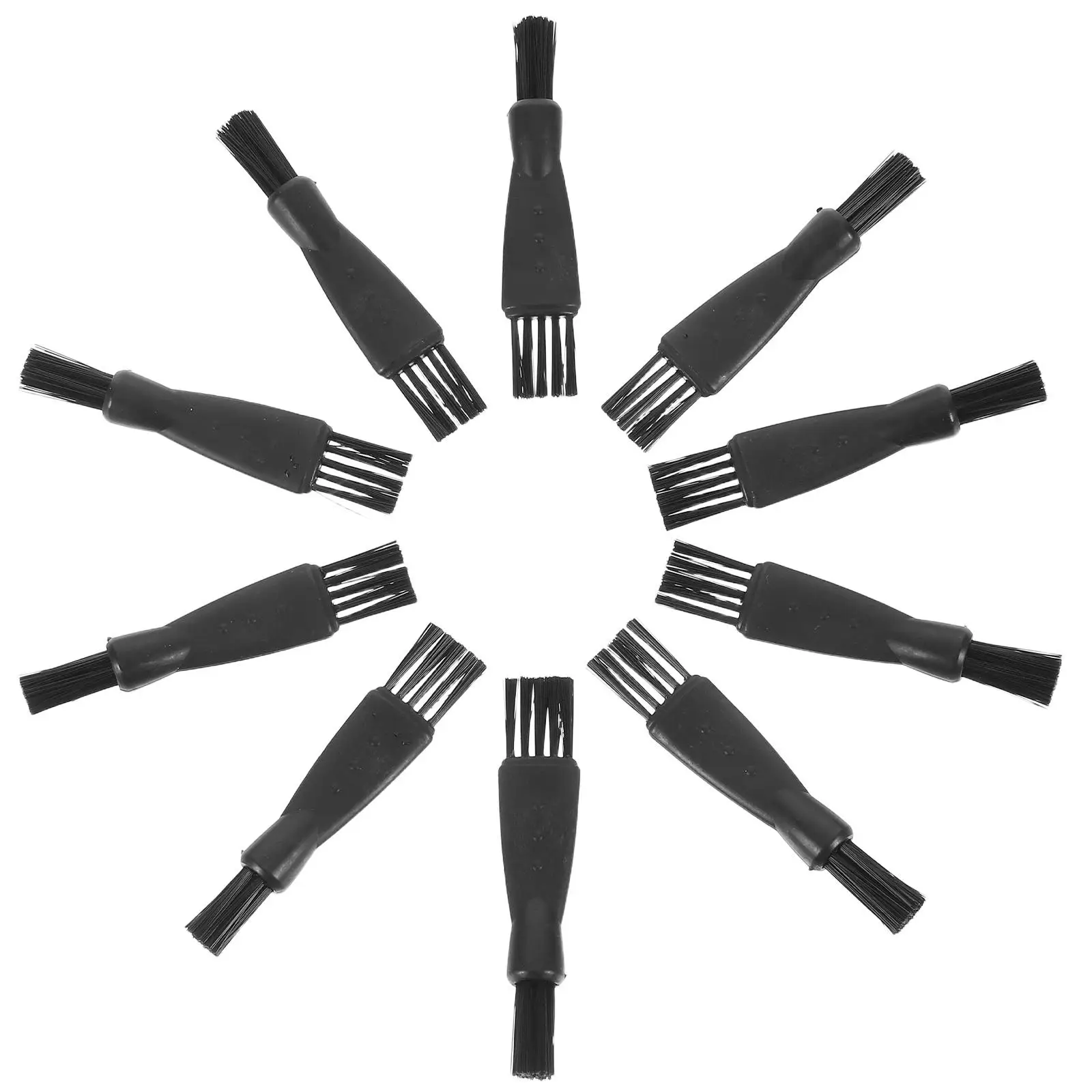 

10pcs Shaver Cleaning Brush Mini Dualhead Trimmer Grooming Mens Hair Remover Electric Beard Clipper Nonshedding Durable