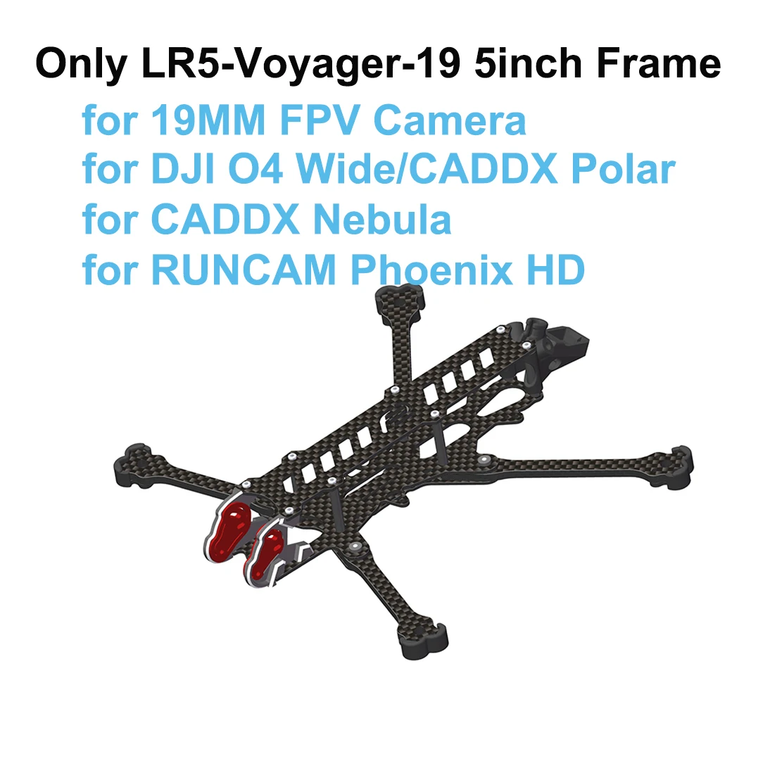 JMT DIY 218MM 169MM Radstand 5 Zoll 4 Zoll LR4 LR5 Long Range Rahmenkit für DJI O4 Wide FlyFox No.15 FPV Racing RC Drohne – Detail 7