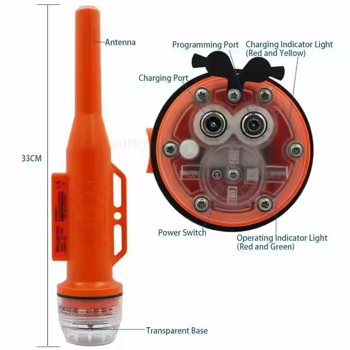 Recent RS-109M AIS-Enabled Fishing Gear Locator - Waterproof Maritime Positioning Device for Vessel Safety