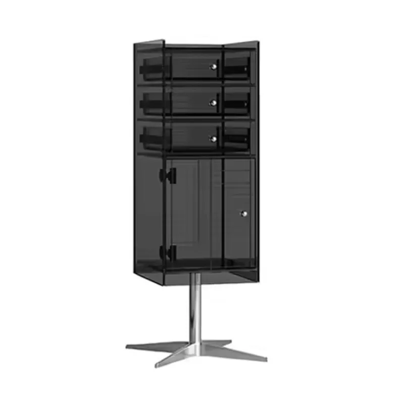 dust-proof bookcase Floor-to-ceiling living room locker Multi-layer display cabinet Bedroom bookshelf with door rack
