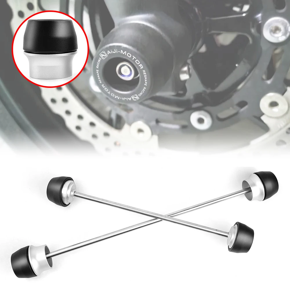 

Для KAWASAKI Z650 2017-2025 Ninja650 2017-2025 Z650RS 2021-2023 мотоциклетные ползунки передней и задней оси, защита колес