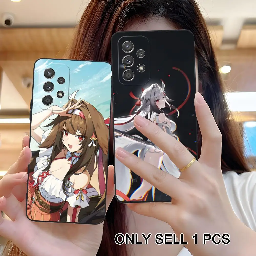 ZZZ Ye Shunguang Phone Case for Samsung Galaxy A57 56 55 54 53 52 51 37 36 35 34 33 32 31 5G Soft TPU Shockproof Cover