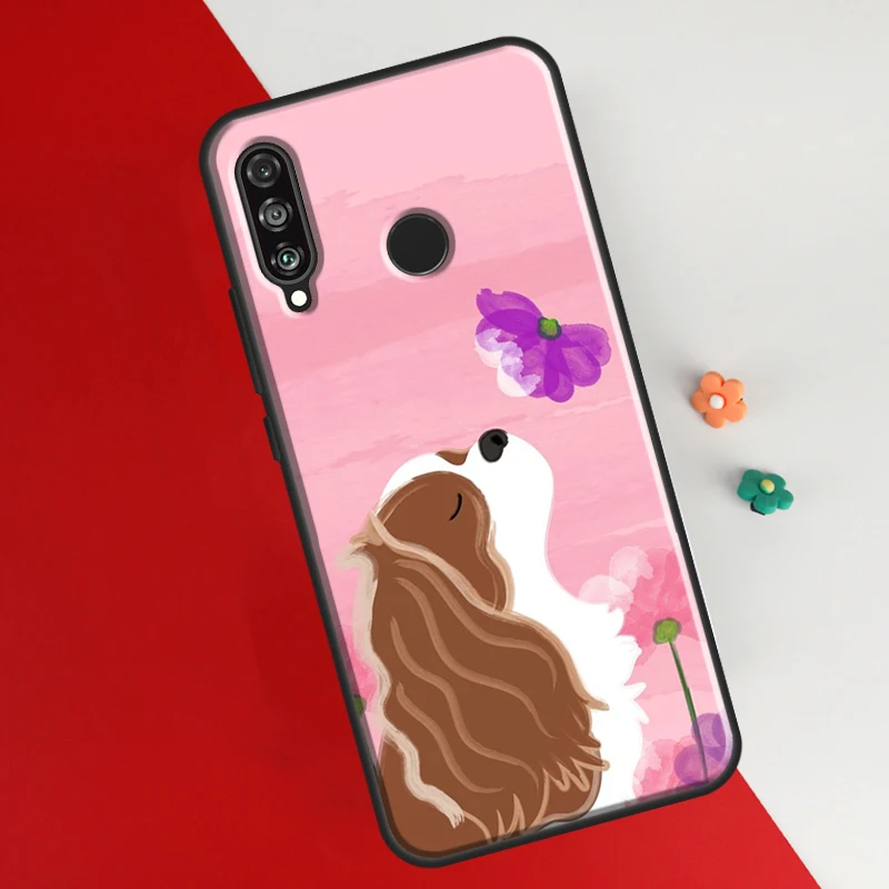 Cavalier King Charles Spaniel Dog Case For Huawei P30 Lite P40 P20 P50 Pro Nova 5T P Smart 2021 2019 Cover For Honor 50 Lite