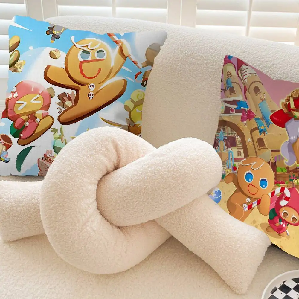 Game C-Cookie R-Run K-Kingdom Personalized Pillow Dust Cover Bedroom Kids Party Decoration Pillowcase Birthday Children Gift