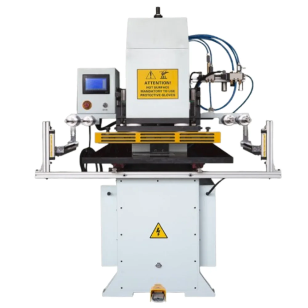PRY-568-8T Air Over Hydraulic Driving System Hot Stamping Machine