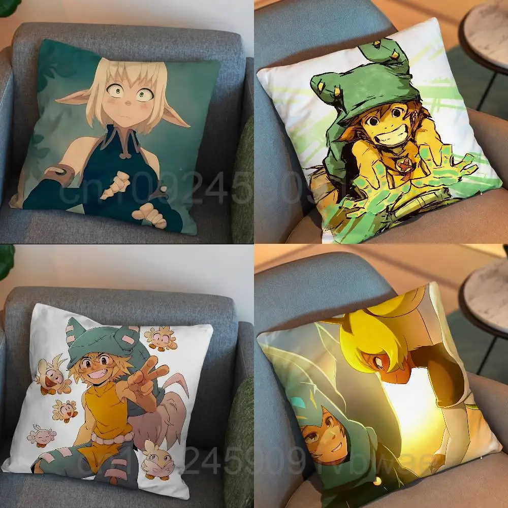 Funda de almohada Amalia Percedal Wakfu Yugo, funda de almohada para sala de estar, funda de cojín para sofá, adecuada para decoración del hogar, dormitorio y habitación