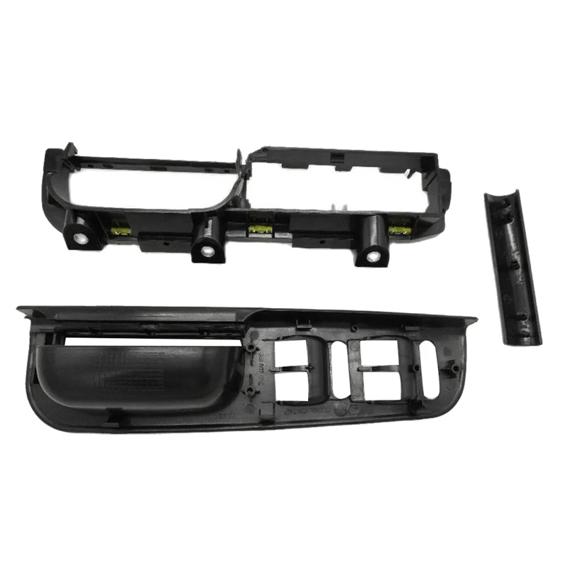 Poignée de porte intérieure pour Bora Golf 4, interrupteur de levage, capuchons de base 1J1 86717HauB1 867 171 E 3B0867175, document noir, 3 pièces