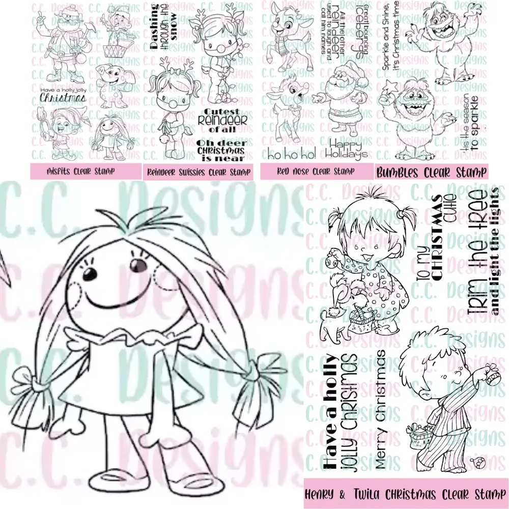 

2025 New The Girl Walks the Dog Stamps For Scrapbook Diary Decoration Embossing Template Diy Greeting Card Handmade