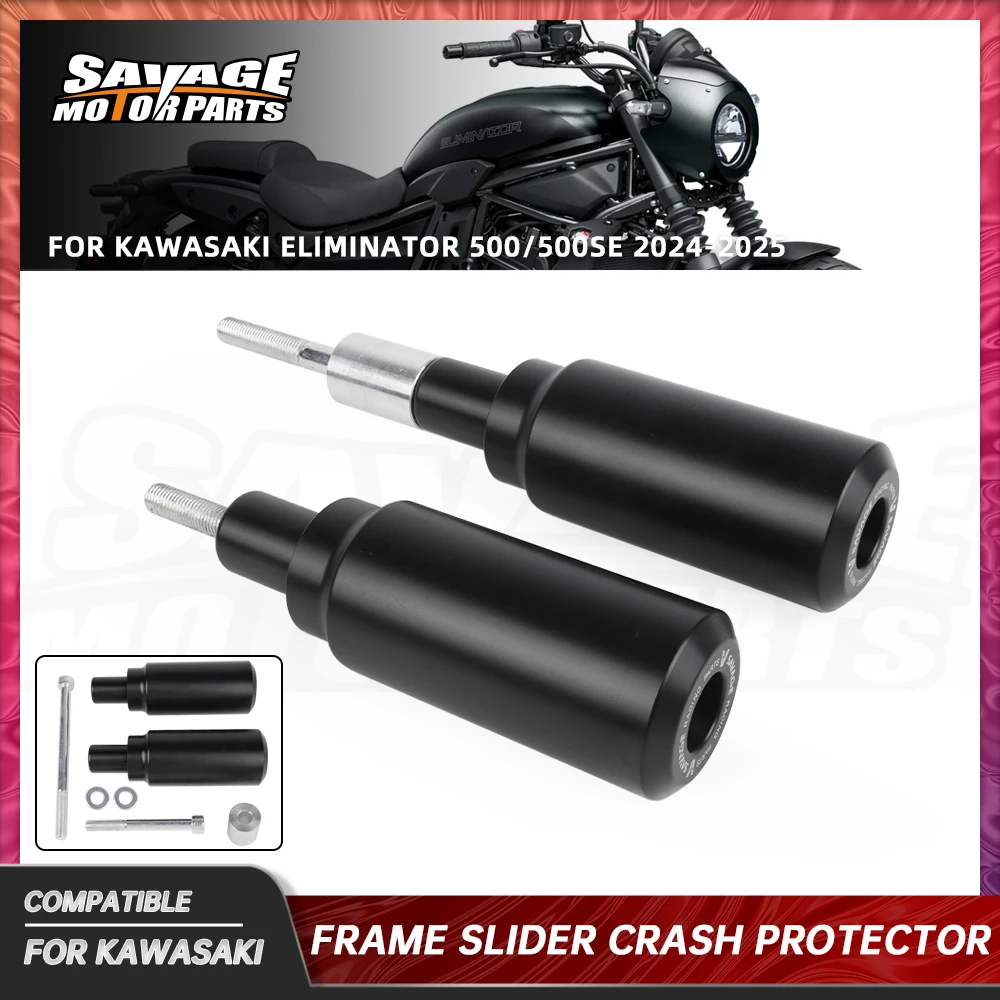 

Eliminator 500/SE Frame Slider Crash Protector For Kawasaki Eliminator 500 2024-2025 Motorcycle Falling Protection Bobbins Pad