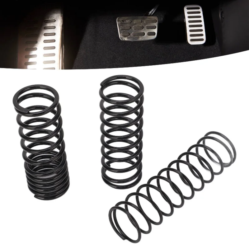 3Pcs Upgrade Pedal Spring Kit Metal Black High Strength For LOGITECH G25 G27 G29 G920 Racing Wheel