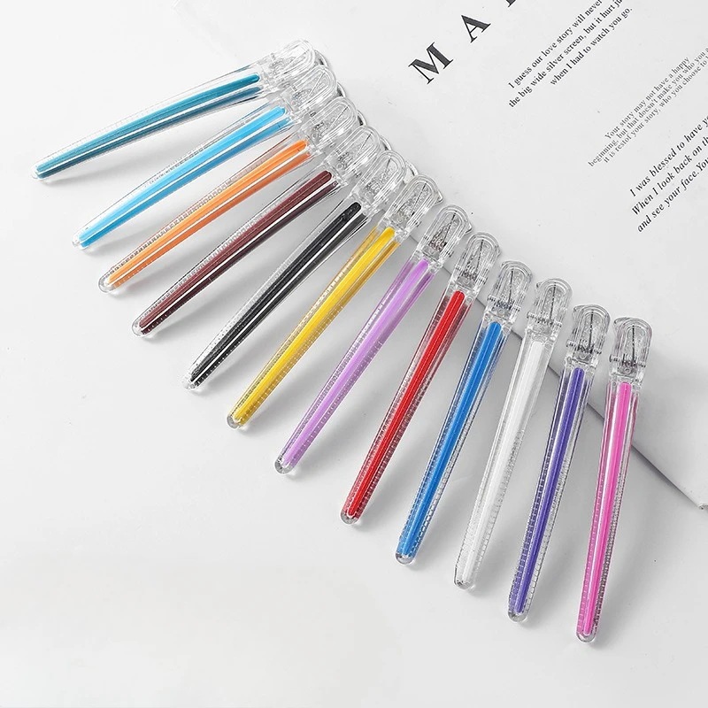 5pcs Seamless Hairdressing Clips Professional Barber Salon Hair Cutting Sectioning Hairpins Household Styling Tools Accessories