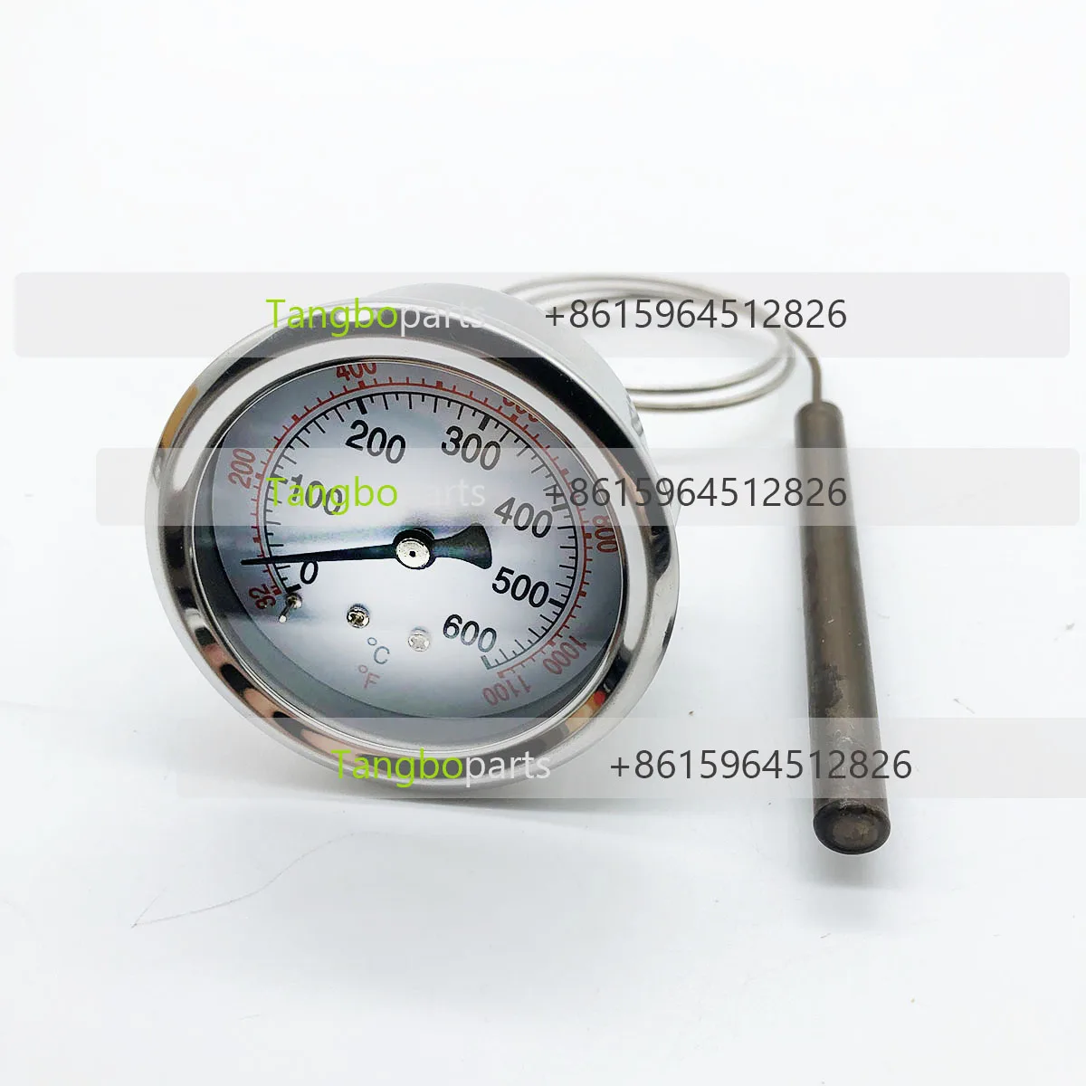 

Pizza Oven Accessories High Temperature Circular 0-600 Degrees 0°-600° Temperature Gauge With Probe