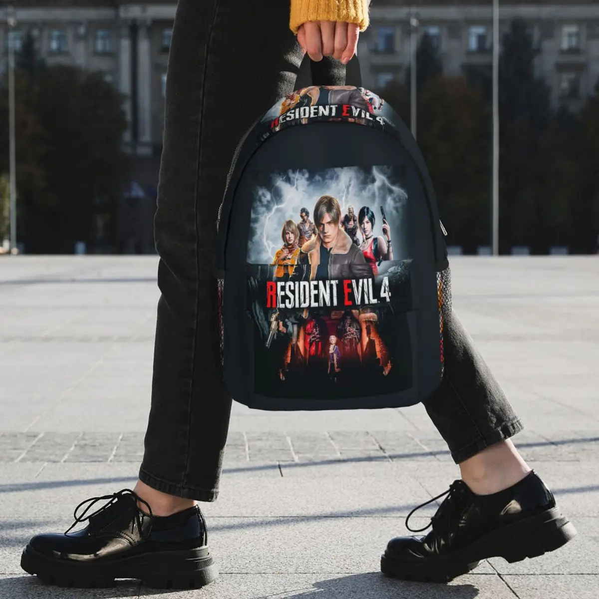 Resident Evils 4 Funny Games RE4 Backpack Student BookBag Boys Girls School Bag Laptop Shoulder Bags view 2