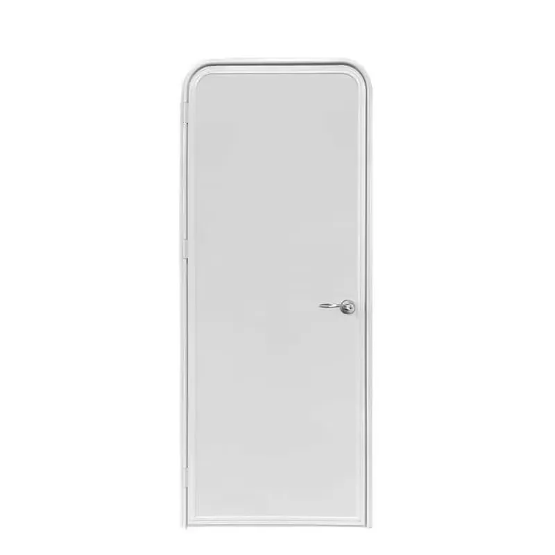 MEIDI 600*1650mm Custom Size RV Solid Panel Door No Window Aluminum Alloy Camper Trailer Entry Door With Household Handle