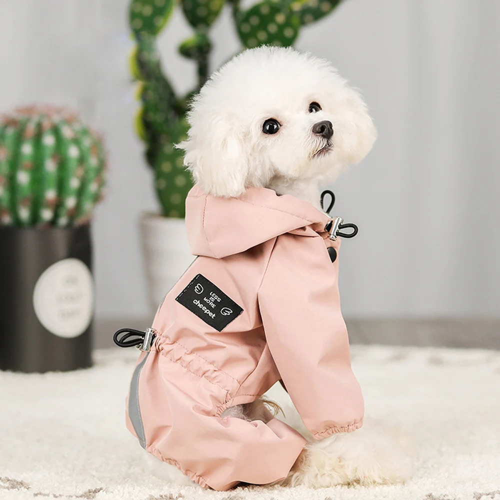 

Pet Dog Clothing Rainproof Breathable Reflective Mackintosh Dog Coat Cat Dog Supplies