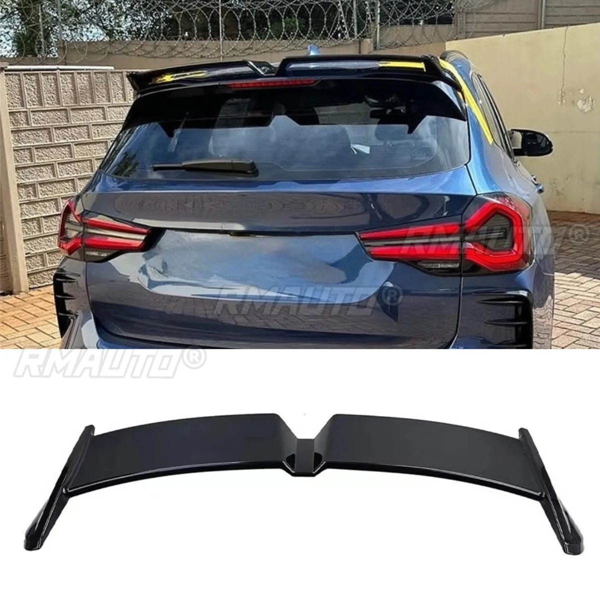 

For BMW X3 ix3 2018-2023 Car Rear Roof Spoiler Wing Modification Part Rear Roof Spoiler Wing Car Accessories Exterior Part