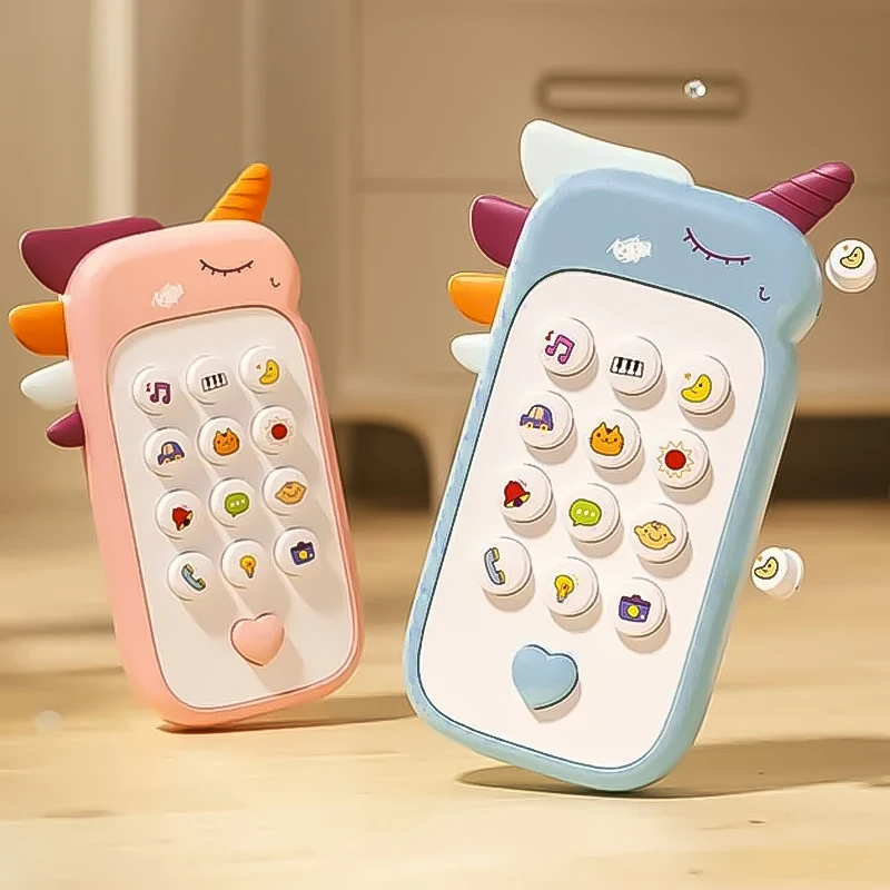 Early Childhood Education Telephone Toys Babies Can Bite Smart Phones Story Machine Boys and Girls Educational Music Toys