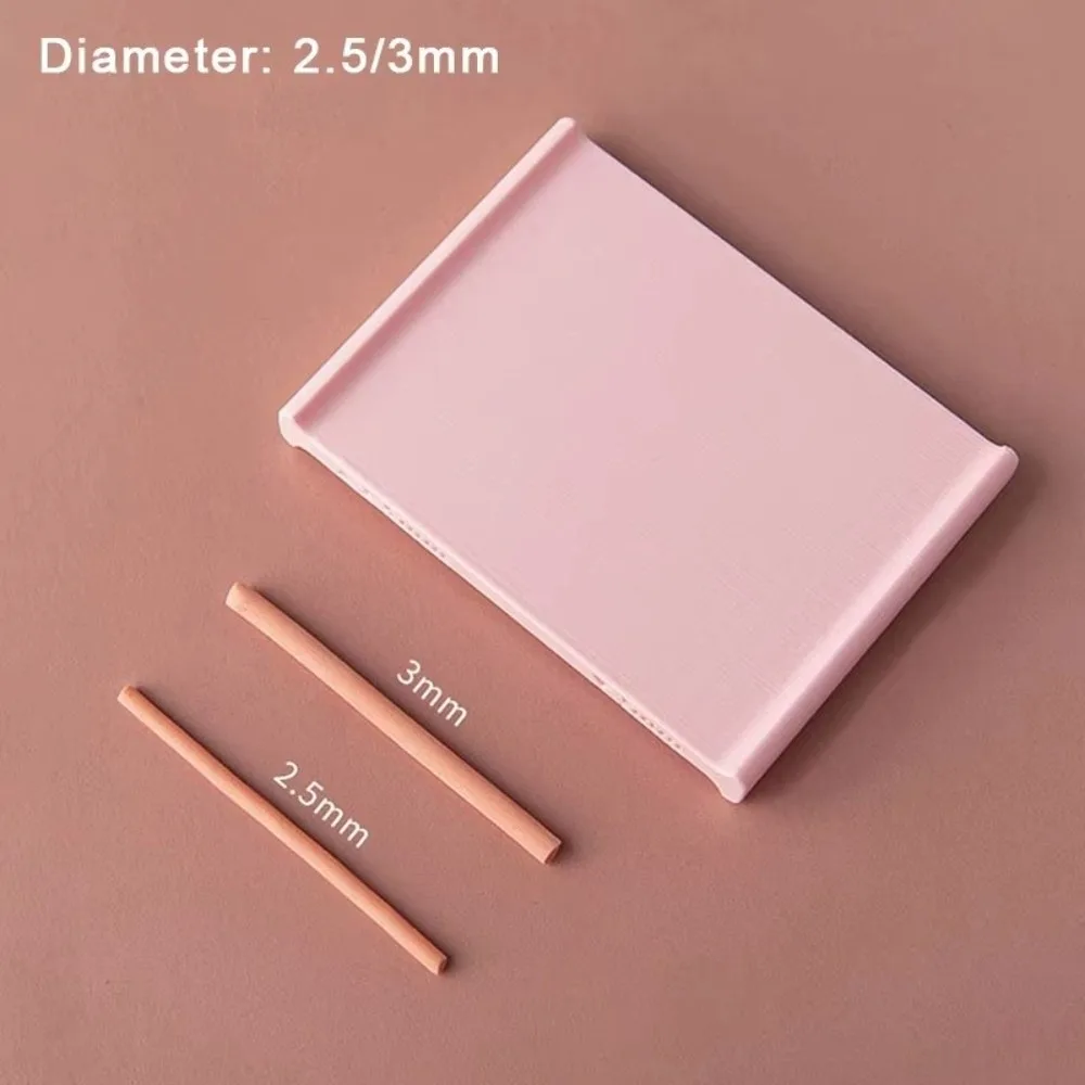 0.5-5mm Clay Strip Rolling Mold Multi Thickness DIY Hand Rolling Pottery Rolling Tool Wear Resistant Easy Operation