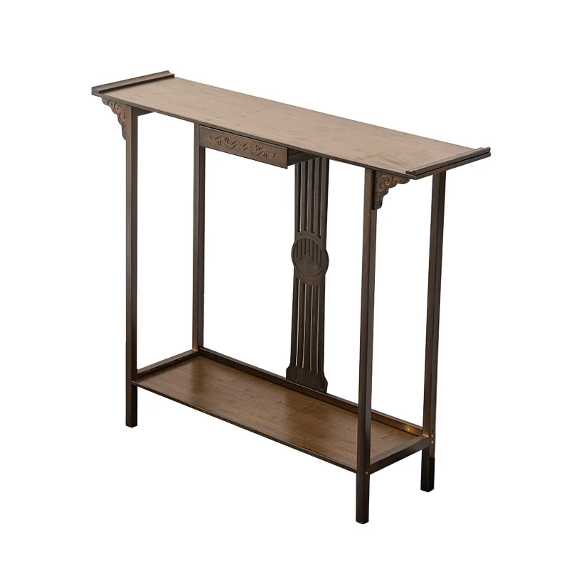 

a Long Narrow Table Side View Sets Entrance Cabinet Zen Foyer Doorway Altar Narrow