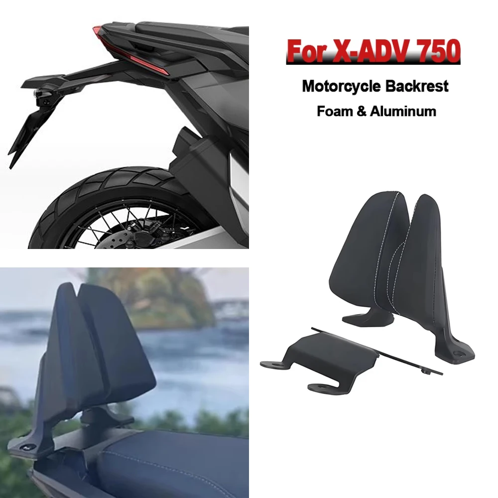 

NEW Motorcycle Rear Passenger Seat Backrest Cushion Back Rest Pad For Honda X-ADV 750 XADV 750 XADV750 Forza 750 2021-2025