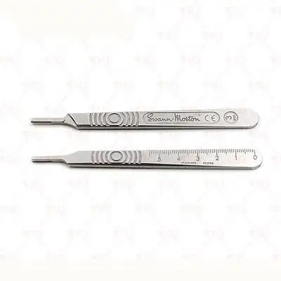 No.3 Scalpel Handle Fits Blade Stainless Steel Surgical Hilt / Plastic Surgical Hilt Engraving Hand Tools Surgical Blade new