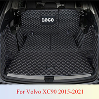 Custom Waterproof Car Trunk Mat AUTO Tail Boot Tray Liner Cargo Carpet Pad Protector Fit For Volvo XC90 7 Seats 2015-2021
