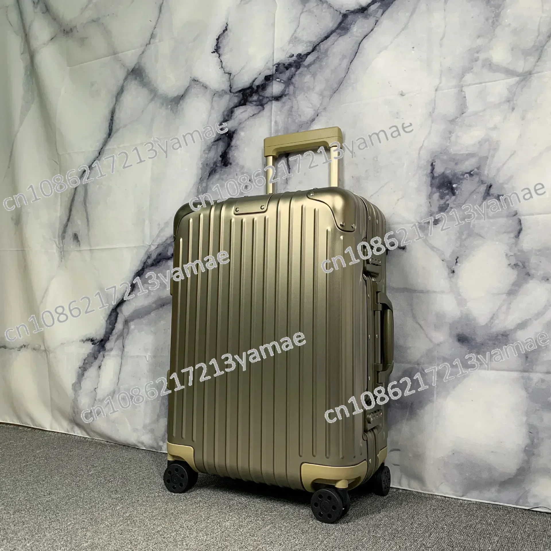 Full aluminum magnesium alloy 925 classic trolley case 21 inch boarding metal Trunk sports version