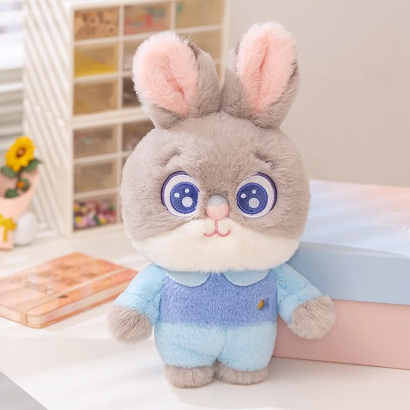 오리지널 디즈니 시리즈 Zootopia 귀여운 만화 캐릭터 Nick And Judy 플러시 장난감 인형 Bolster Figure 소녀 생일 선물 어린이 장난감