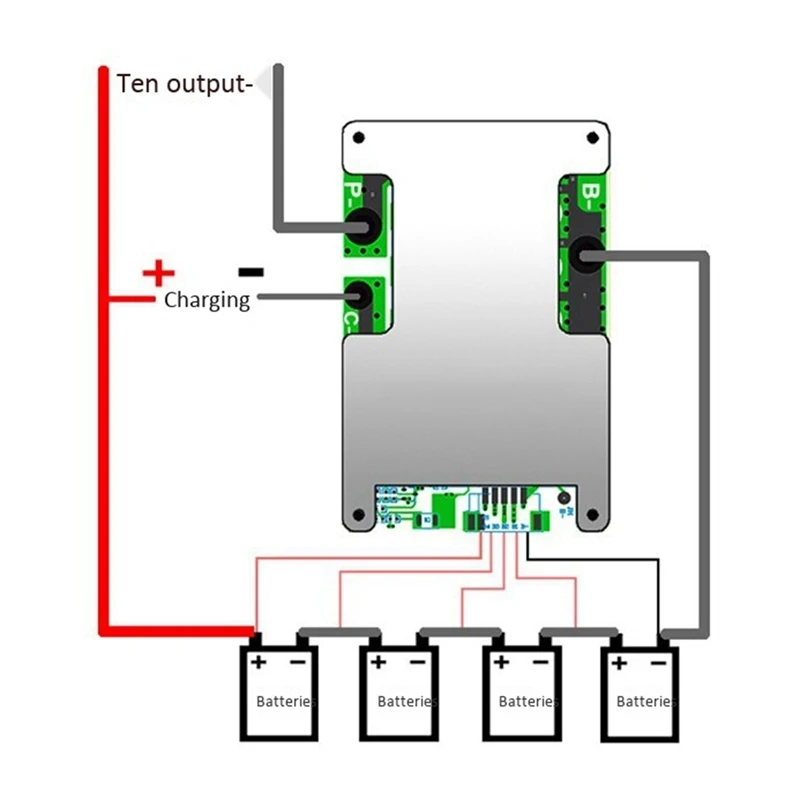 4S 12V 100A Lifepo4 Lithium Battery Protection Board With Power Battery Balance/Enhance BMS PCB Protection Board