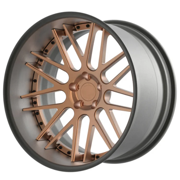 محاور عجلات مزورة عالية الجودة 9.5J 10.5J 17 18 19 20 بوصة 5*108 5*120 عجلات سيارة مصنوعة من خليط معدني
