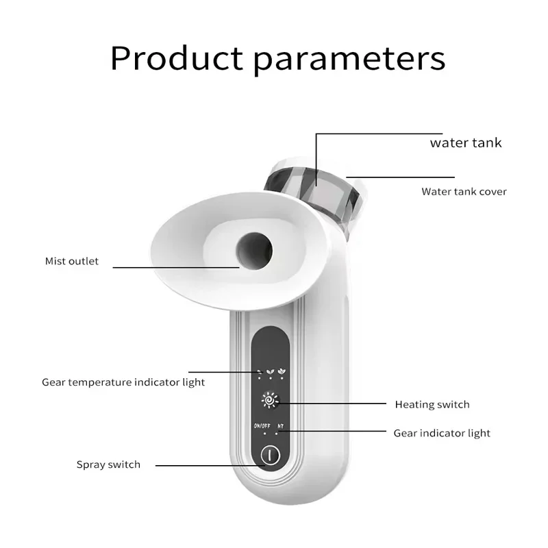 Nano spray Eye Steam moisturizing anti-aging Sprayer Multi-functional Beauty Eye instrument Hot and Cold mist Facial sprayer
