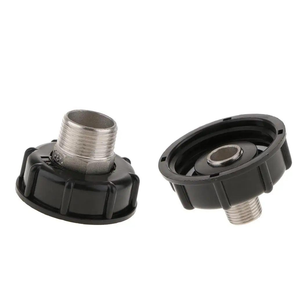 High Quality Plastic 1000L Hose Adapter Fitting Tool Water Tank Connector for IBC Barrel Garden Irrigation - view 3