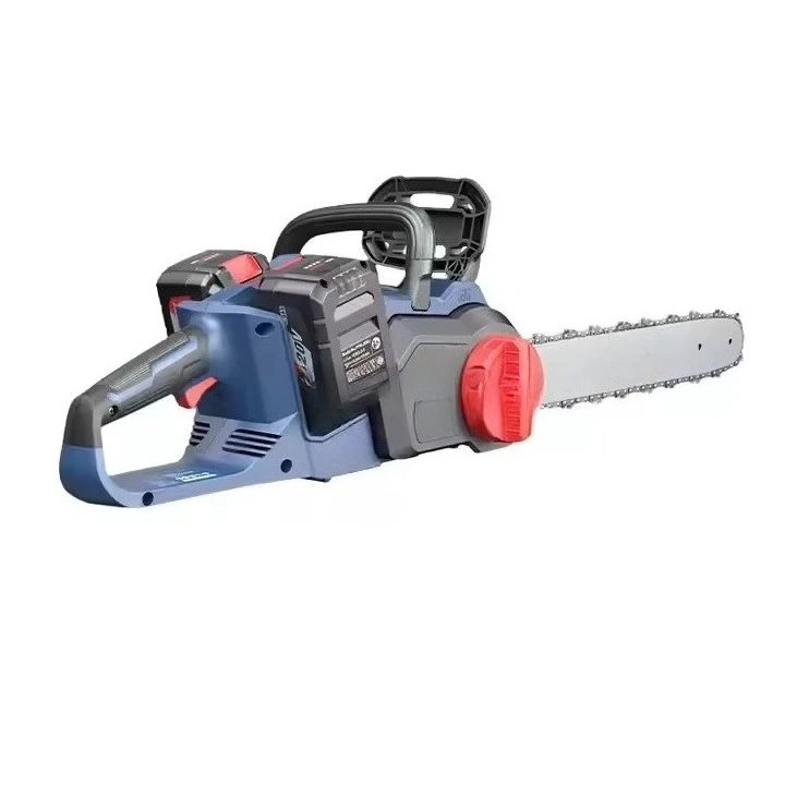 

Portable Brushless Lithium Electric Chain Saw 40V Power Rechargeable Cordless One-handed Chainsaw for Wood Cutting