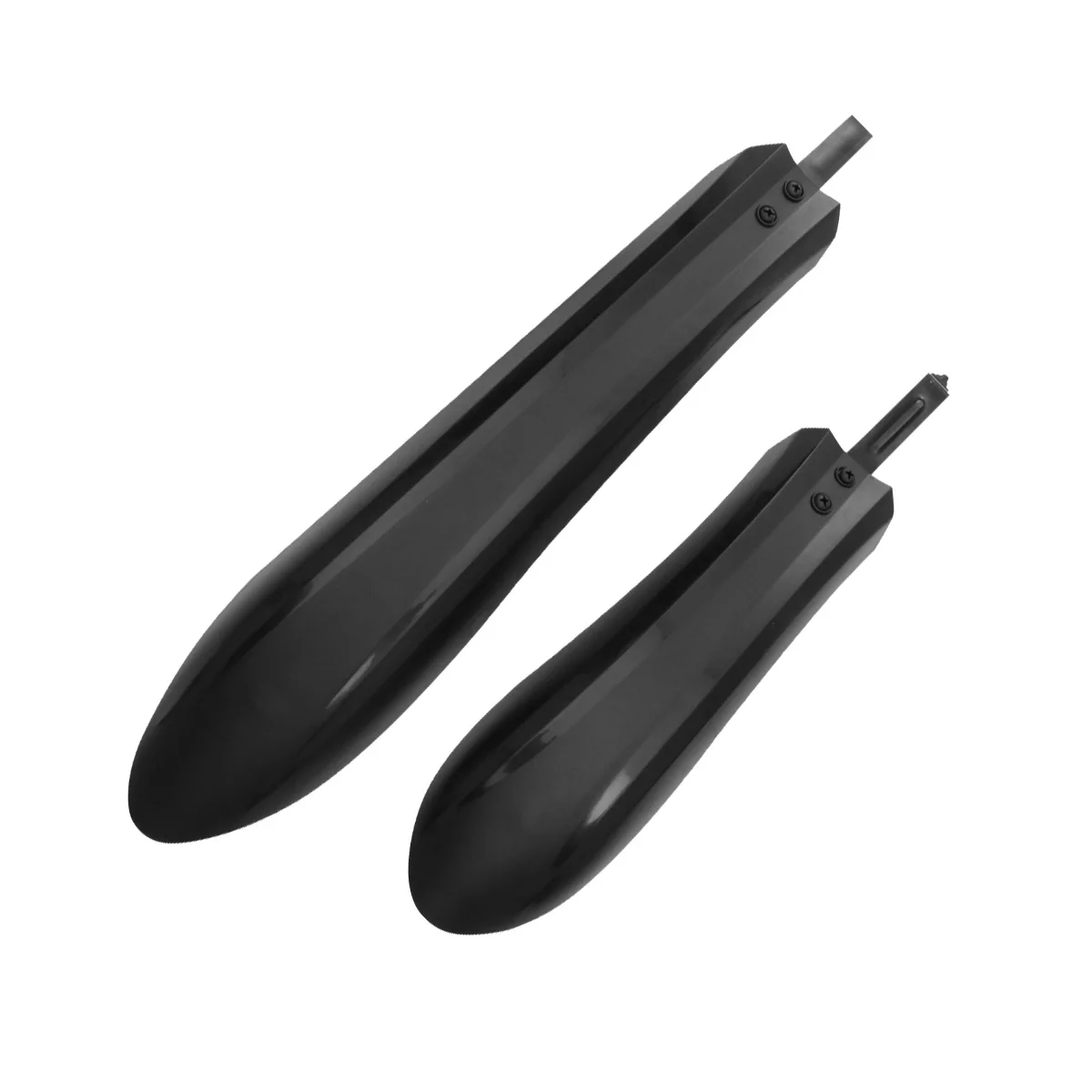 

2pcs Bicycle Mud Extended Durable Rain Dirt Guard For Mountain Bike Road Cycling Lightweight Curve Design Bike Accessory